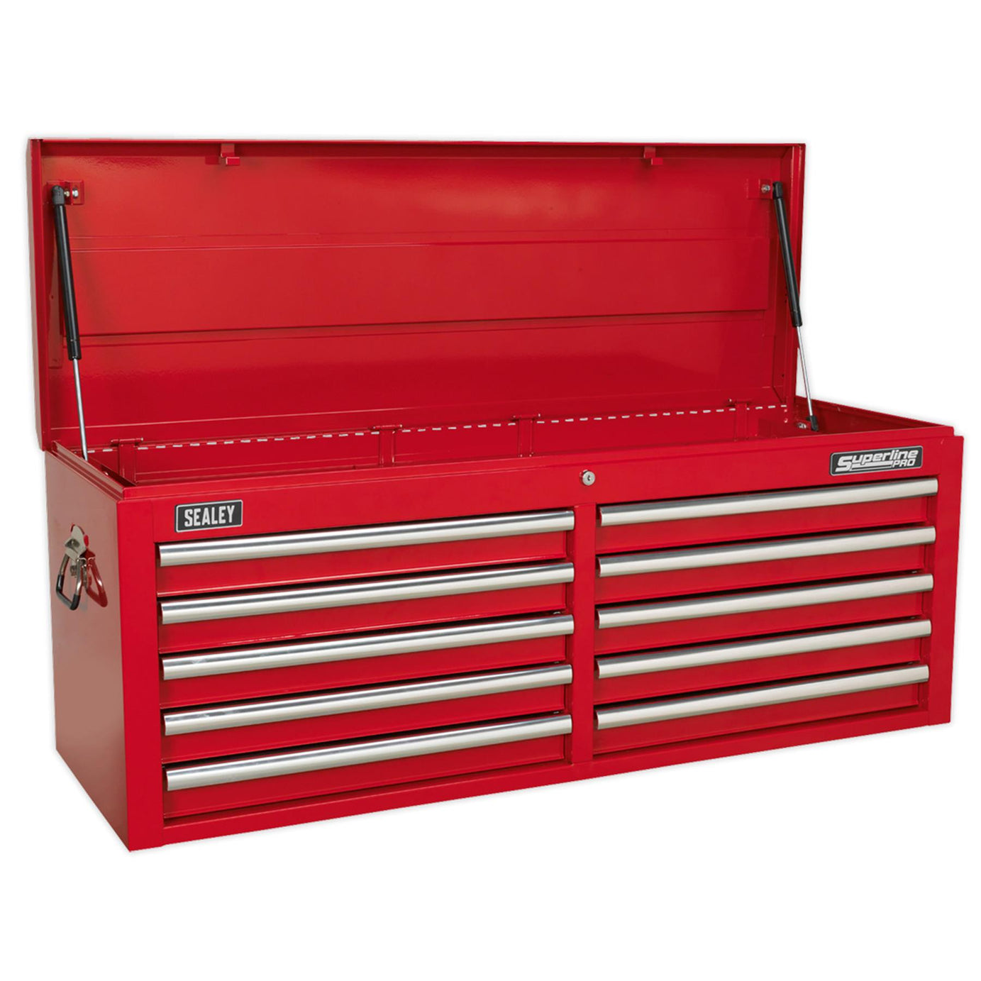 Sealey Topchest 10 Drawer with Ball Bearing Slides - Red