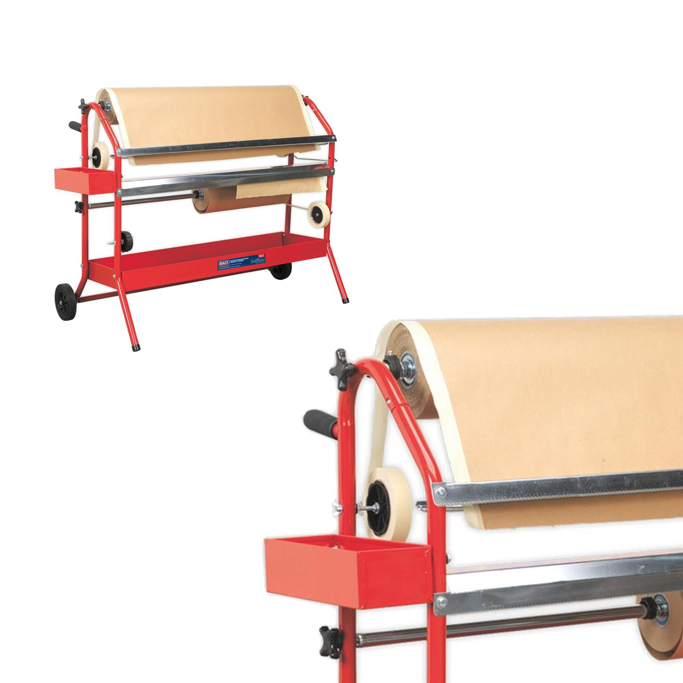 Sealey Masking Paper Dispenser 2 x 900mm Trolley - MK67