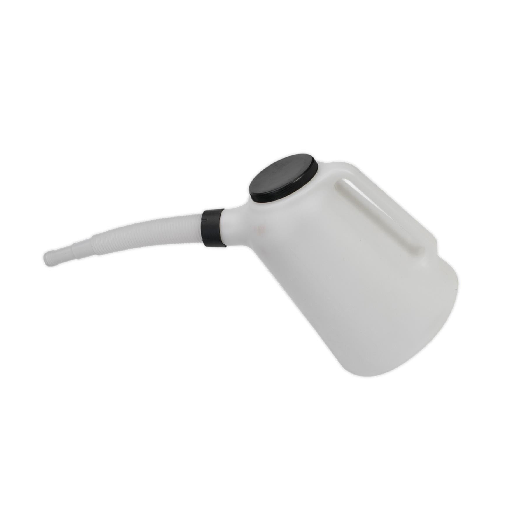 Sealey Oil Container with Lid & Flexible Spout 5L