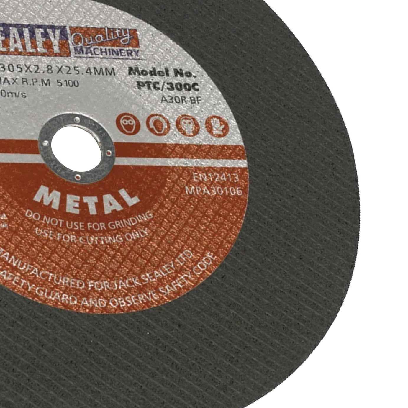 Sealey Cutting Disc 305 x 2.8mm 25.4mm Bore