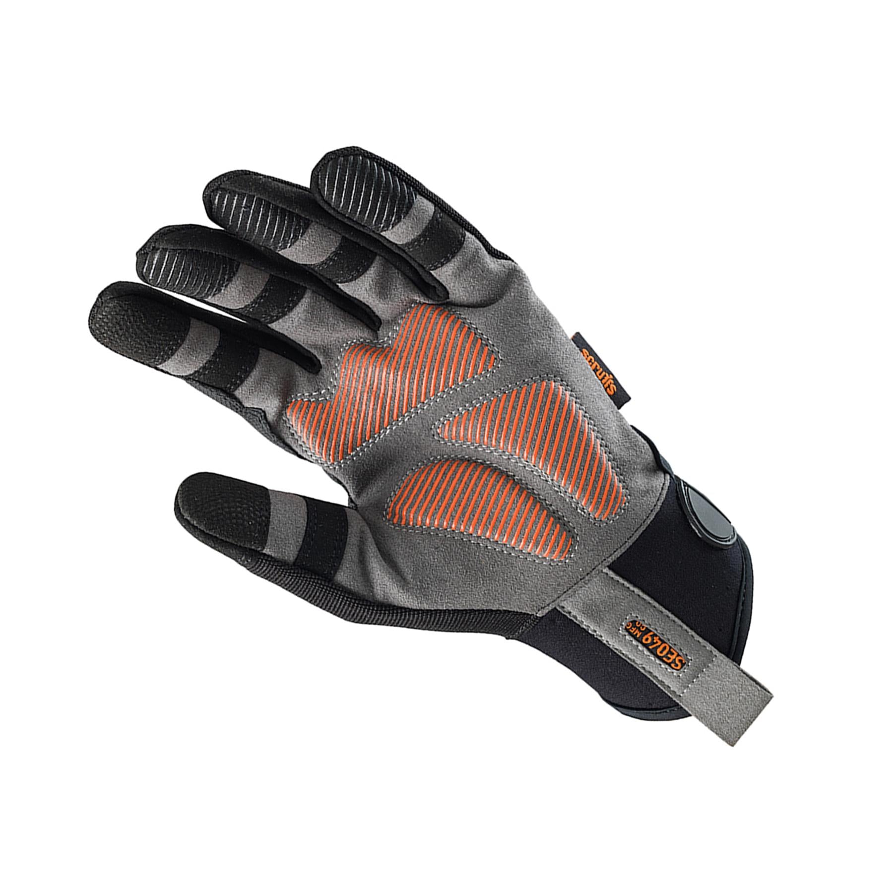 Men's Scruffs Trade Work Safety Gloves Padded Reflective Work Gloves
