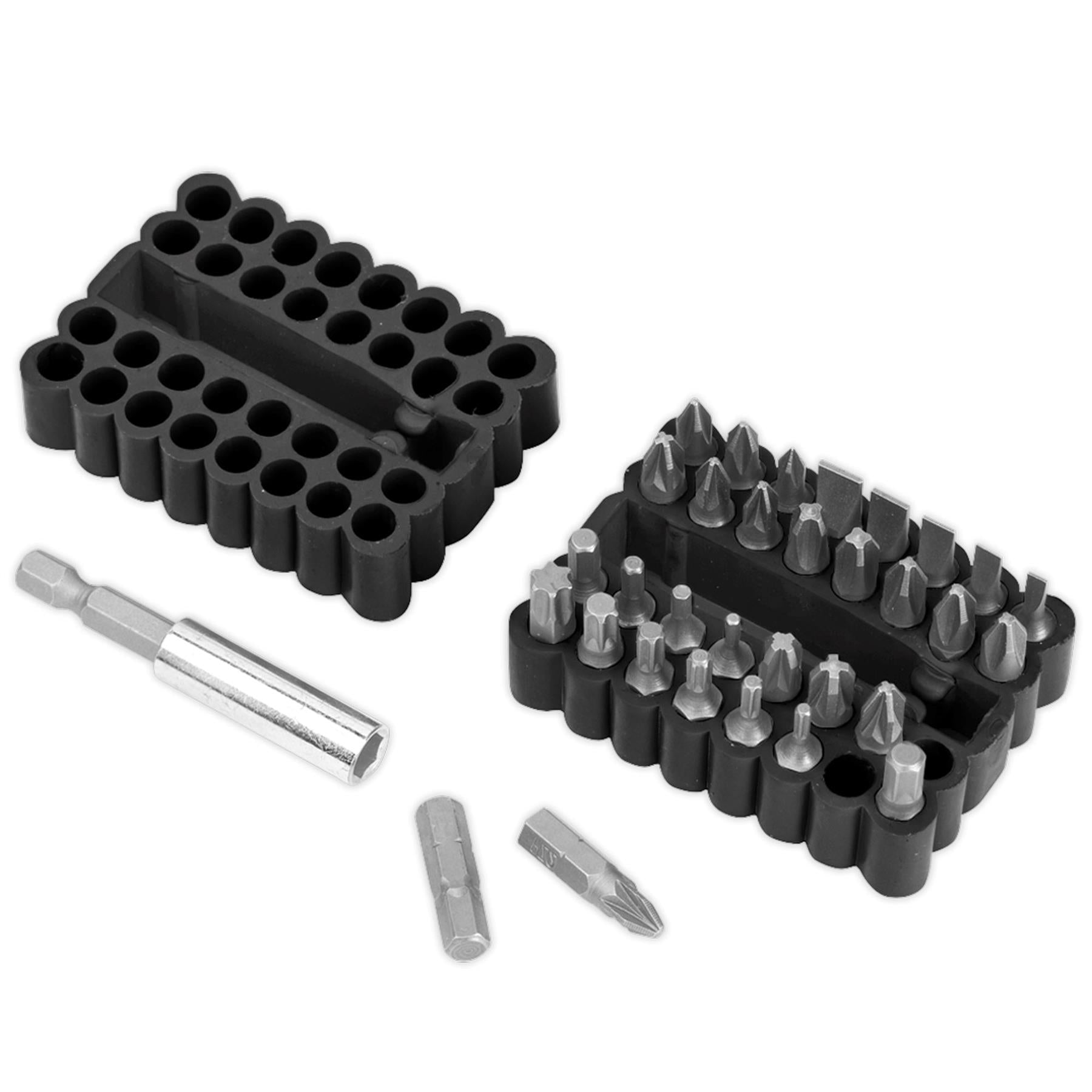 Sealey Bit & Magnetic Adaptor Set 33pc