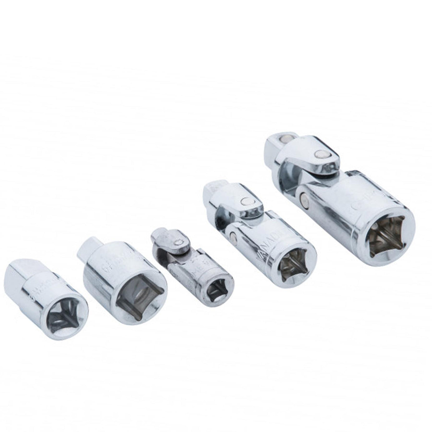 BlueSpot 7Pc Universal Joint And Adaptor Set Chrome Vanadium Steel Professional Tool