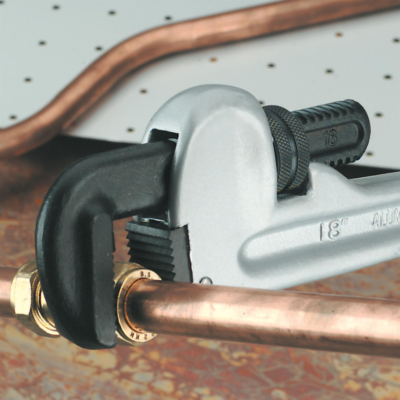 Sealey 24" Stilson Monkey Pipe Wrench Adjustable 610mm European Pattern AK5110