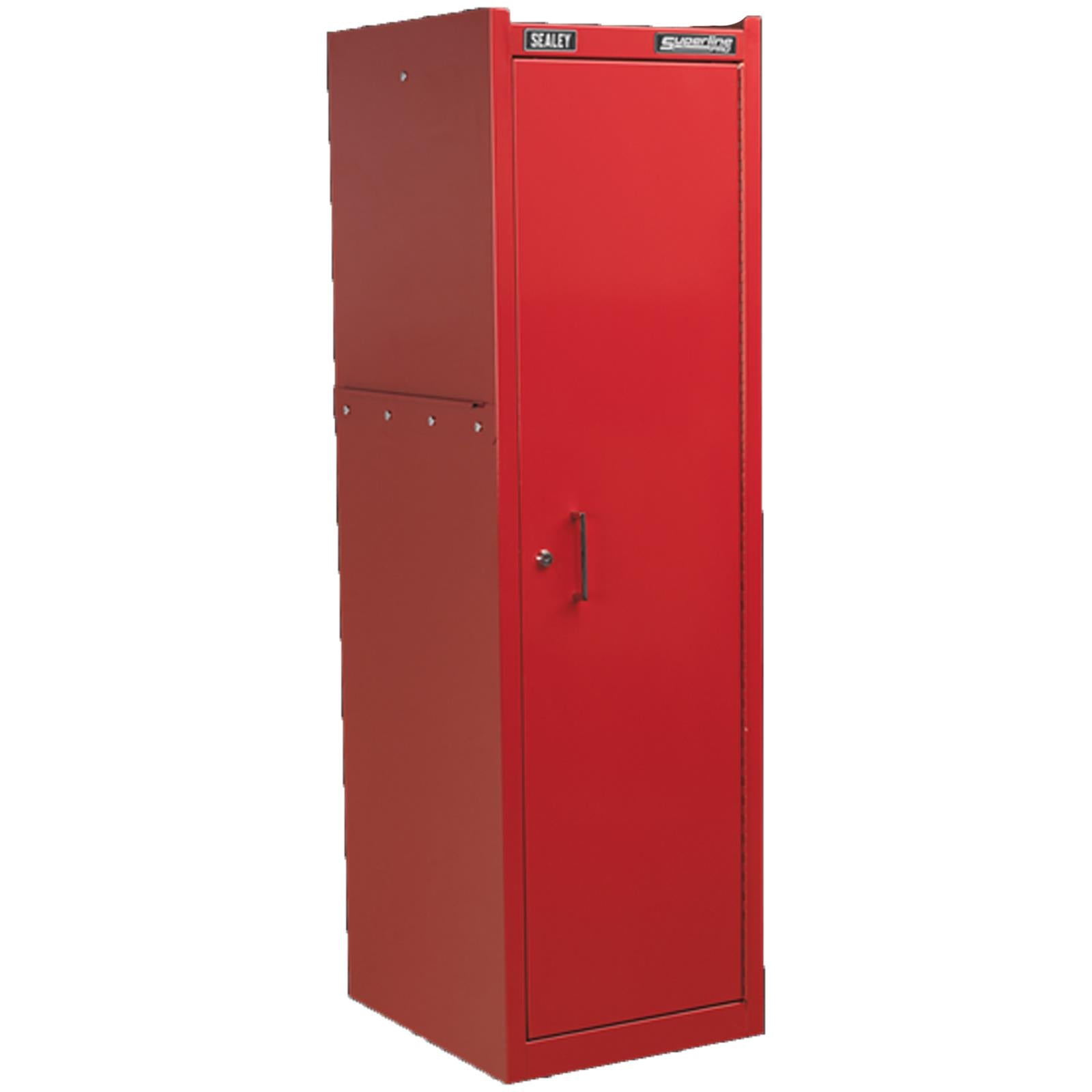 Sealey AP33519 Steel Metal Tool Box Hang On Locker Side Cabinet Red c/w Drawer