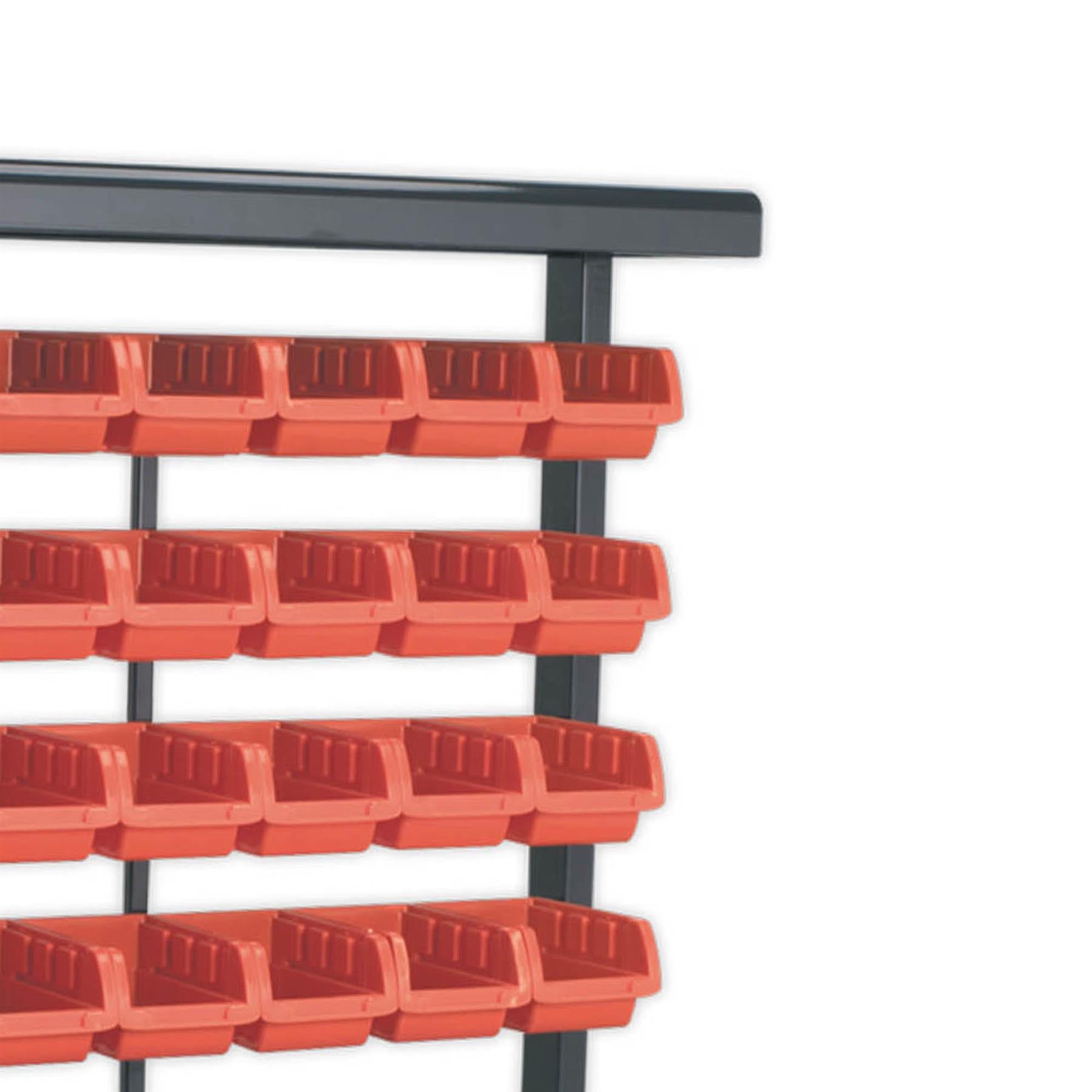 Sealey Bin Storage System 47 Bins Steel racking Blue