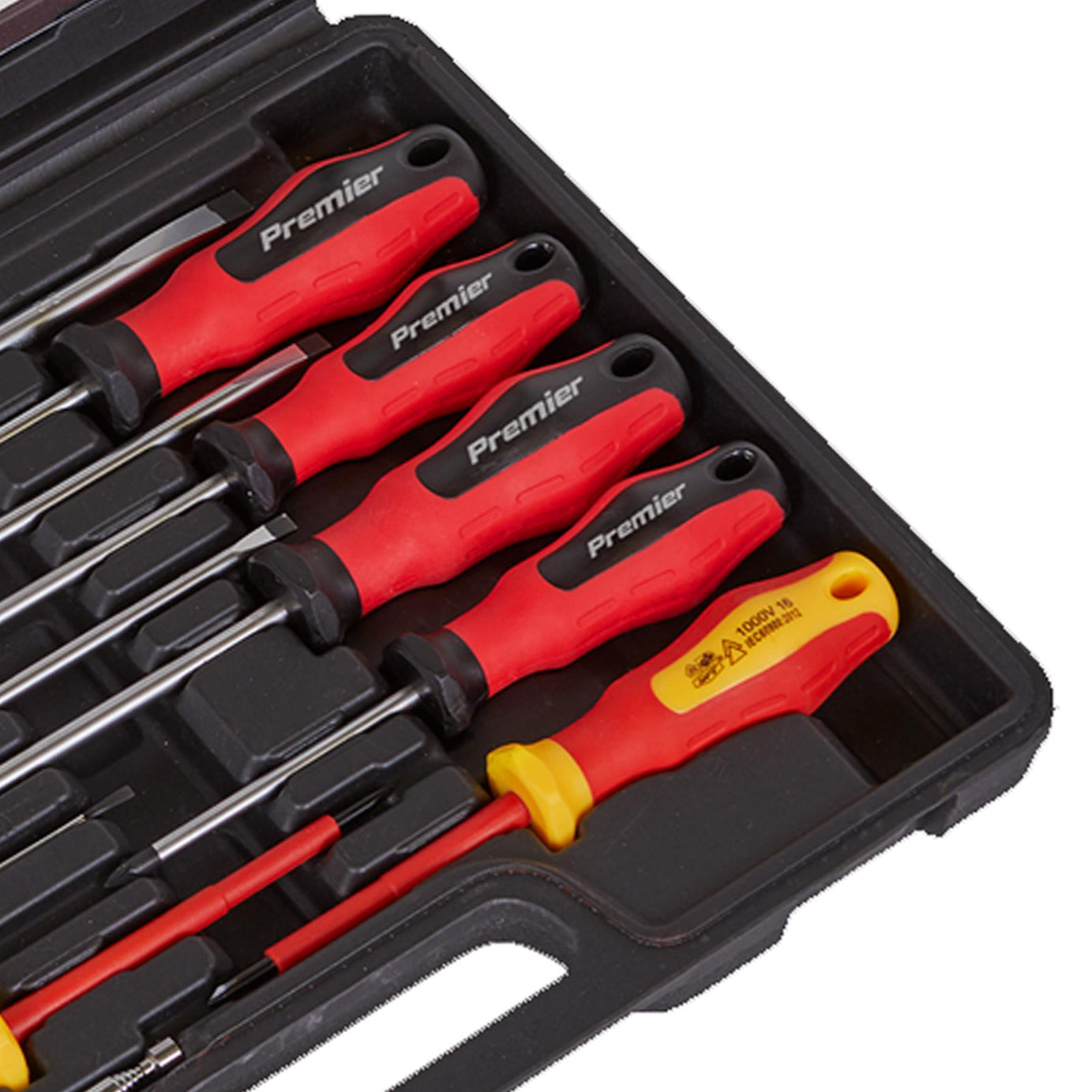 Sealey 11pc Screwdriver Set Insulated Magnetic Slotted Phillips Pozi PowerMAX