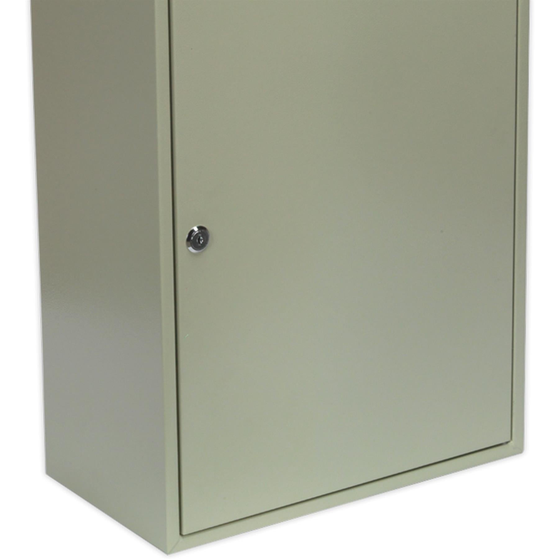 Sealey Key Cabinet 300 Key Capacity  Steel construction with two keys.