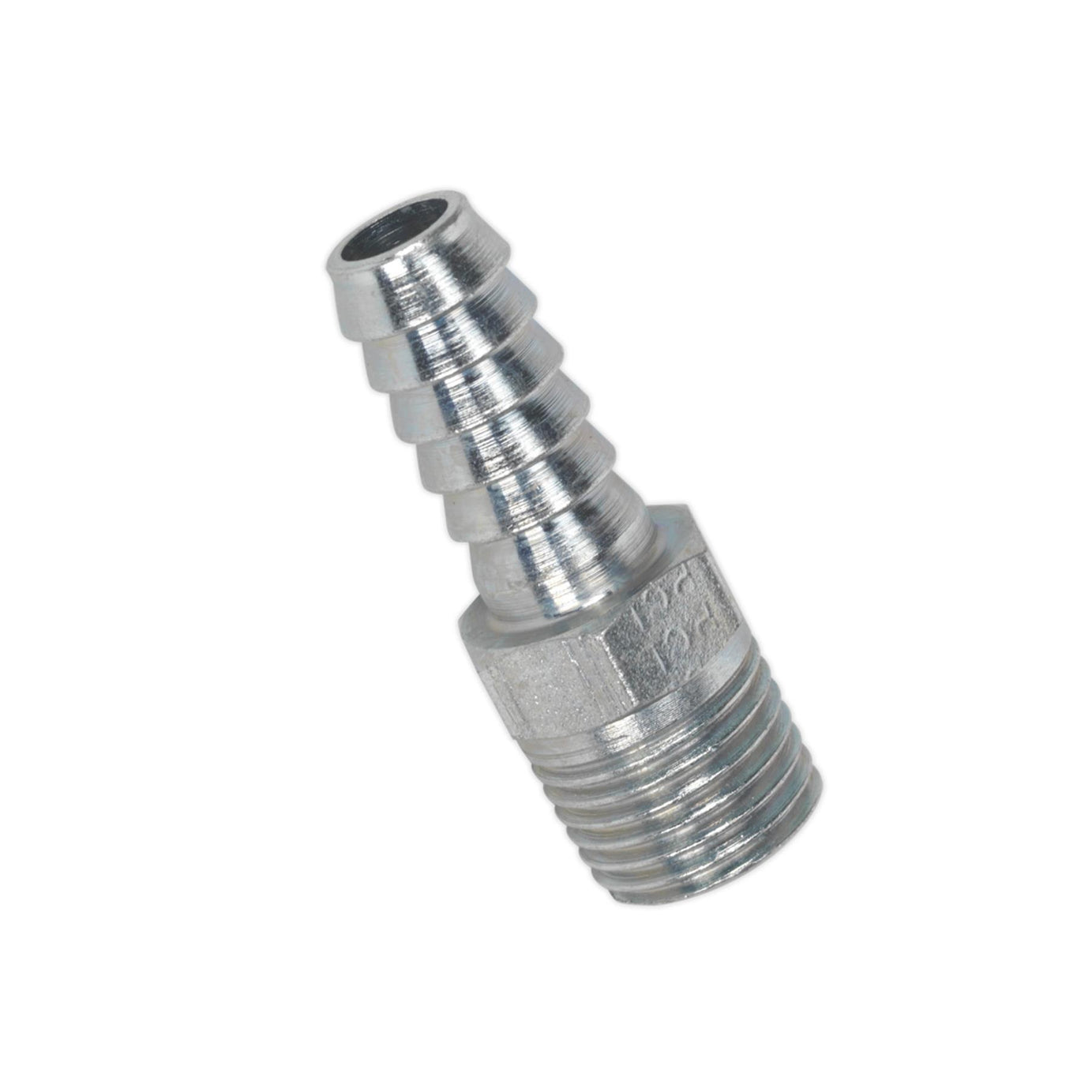 Sealey Screwed Tailpiece Male 1/4"BSPT - 5/16" Hose Pack of 5