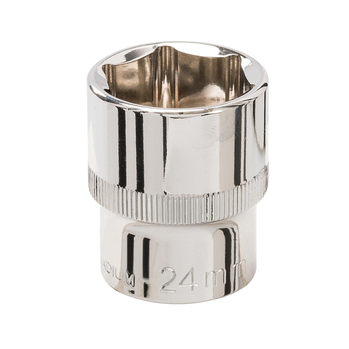 Socket 1/2" Drive Metric Hex Square 24mm Individual Hex Polished Crv Quality