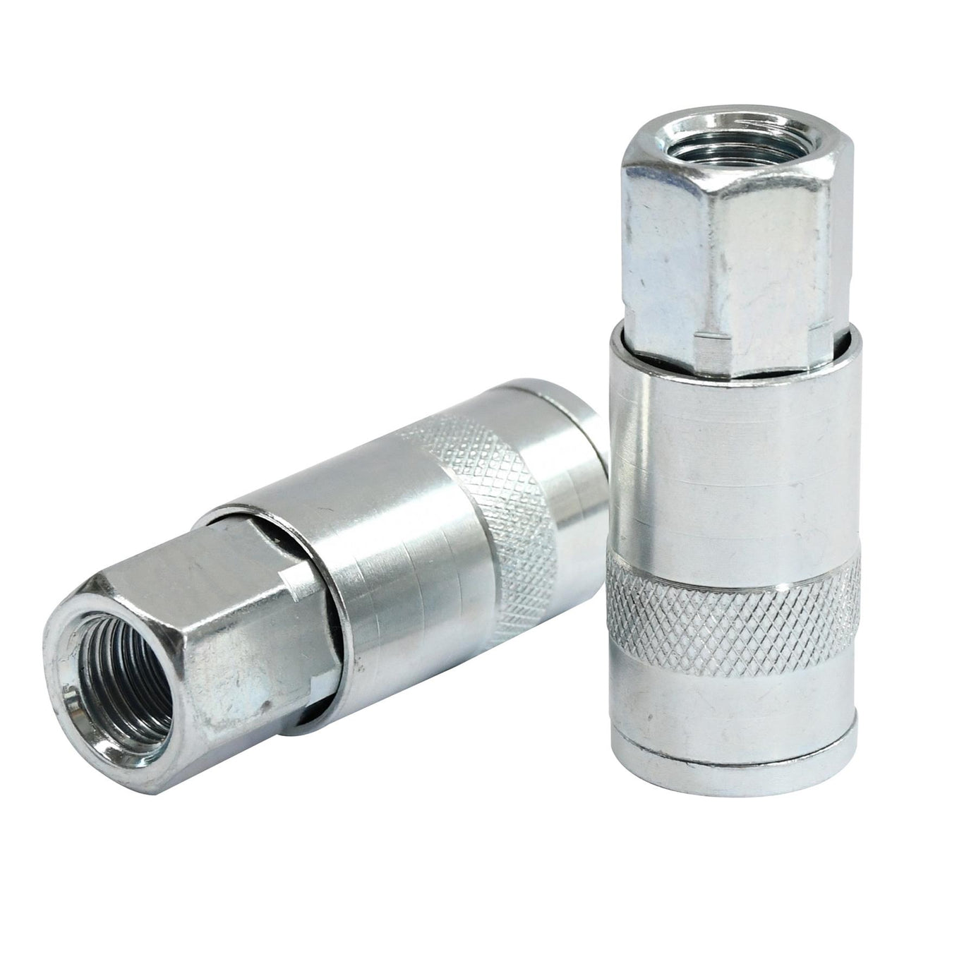 Vertex Air Line Fitting Quick Release Compressor Air Hose 1/4" Female Thread 2PC