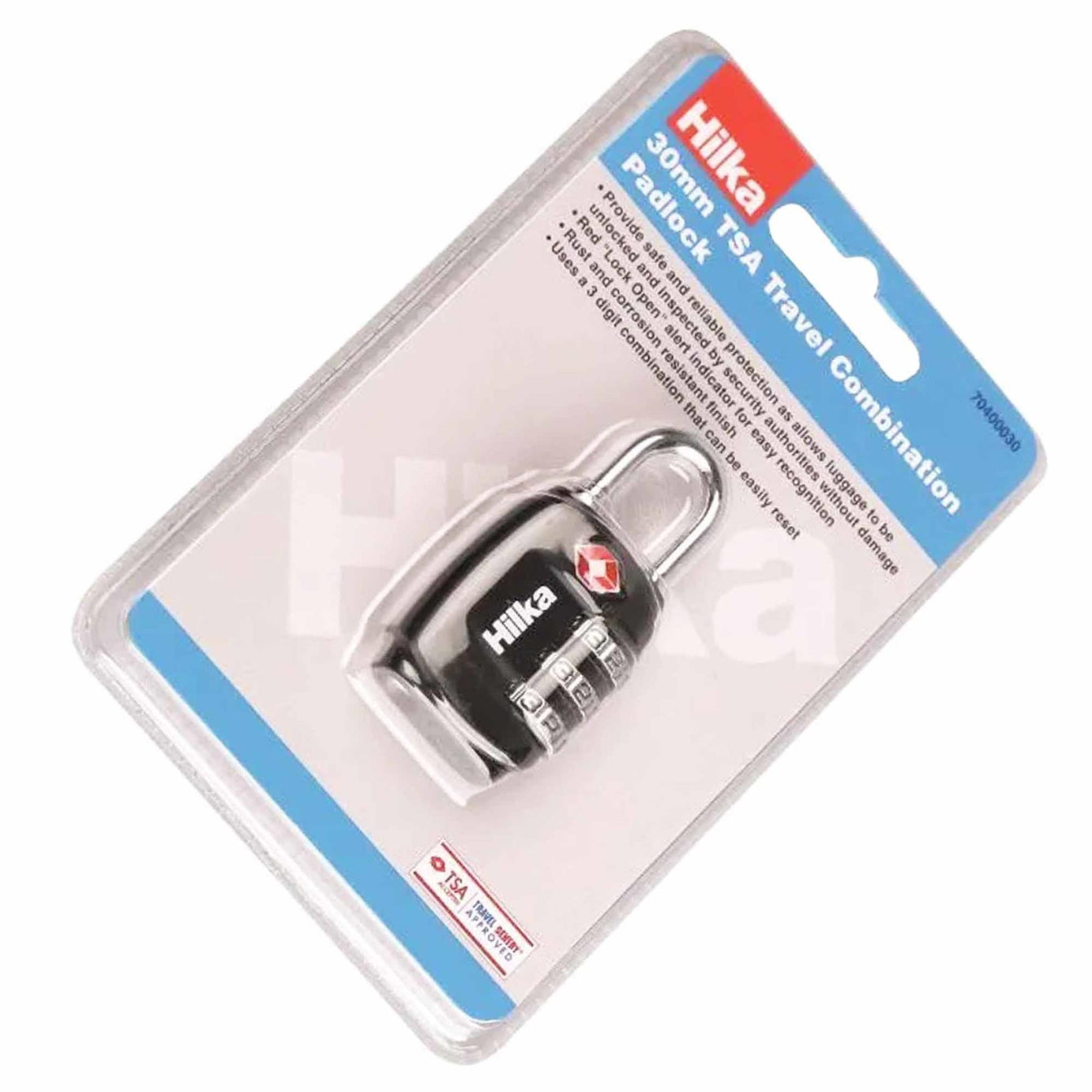 30mm TSA Approved 3 Digit Combination Travel Suitcase Padlock