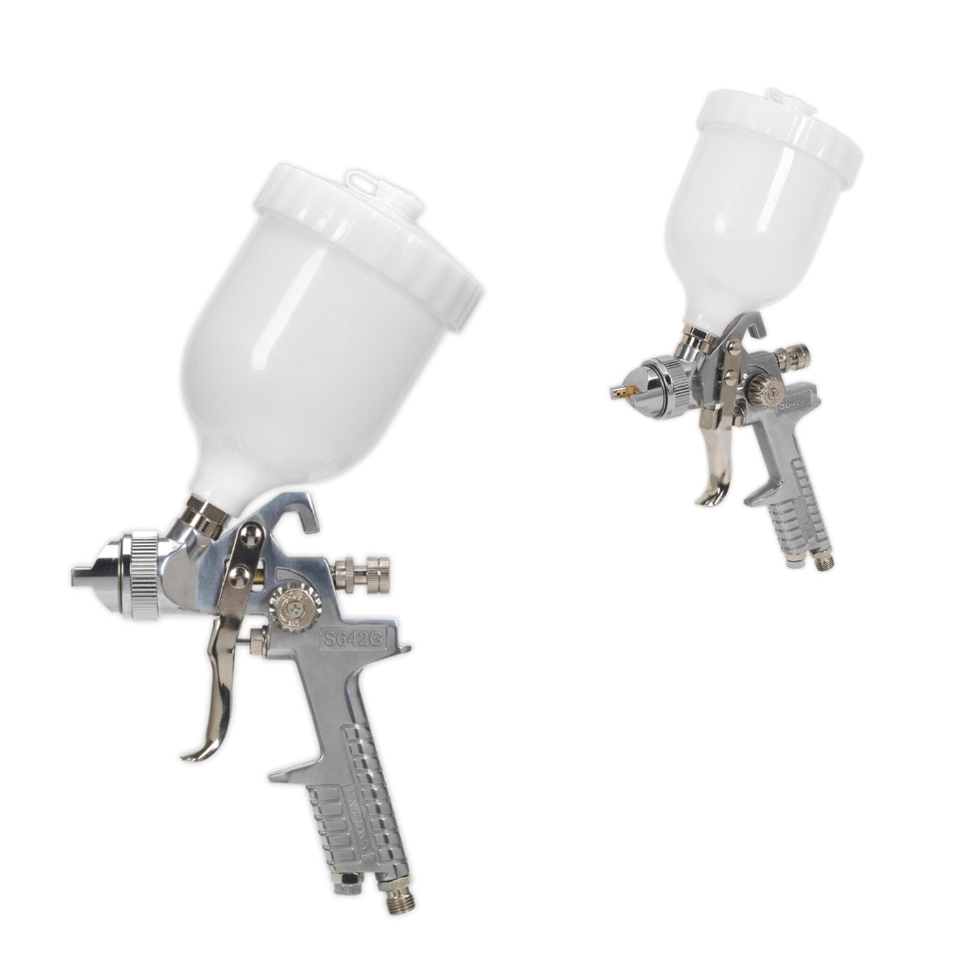 Sealey Spray Gun Gravity Feed 1.8mm Set-Up