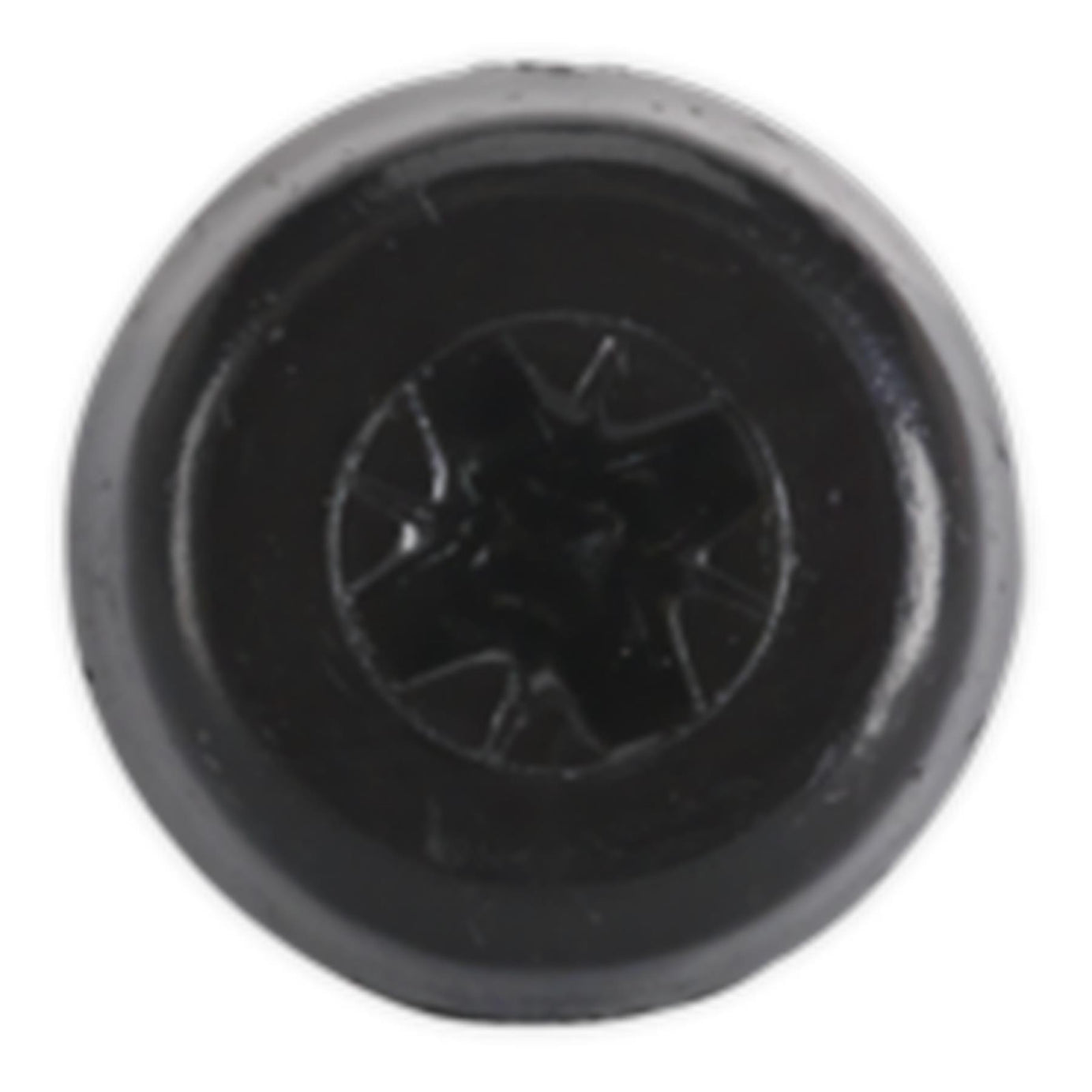 Sealey Numberplate Screw Plastic Head 4.8 x 24mm Black Pack of 50