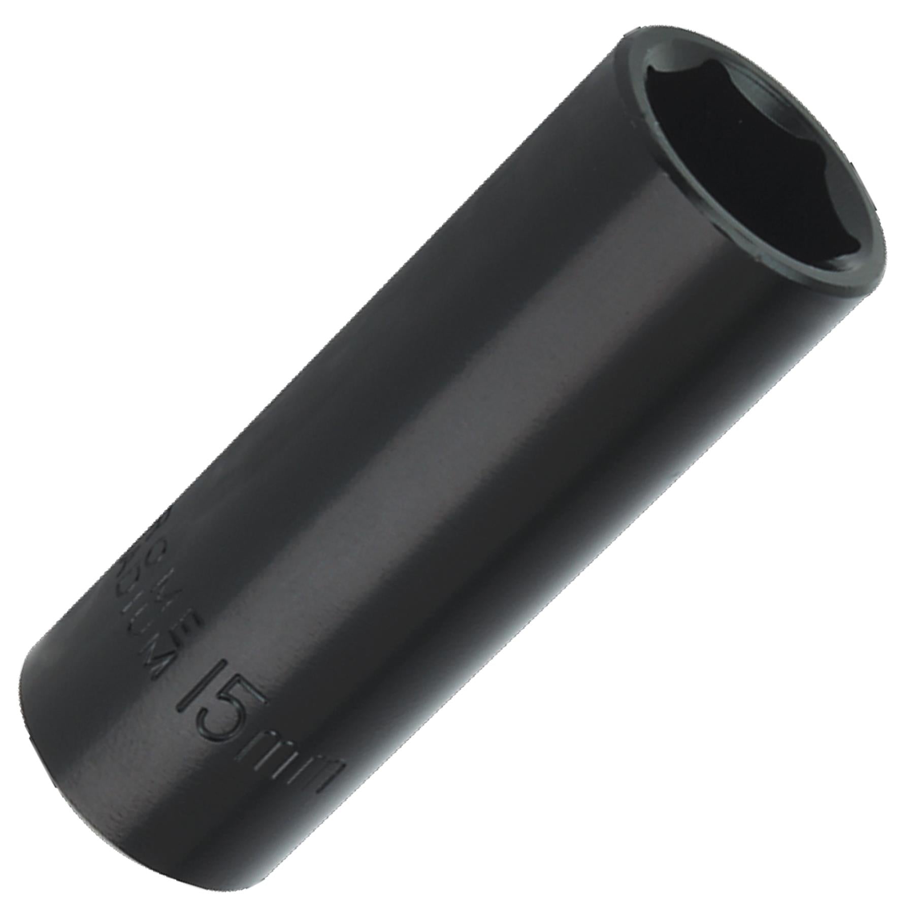 Sealey Impact Socket 15mm Deep 3/8"Sq Drive Chrome Vanadium