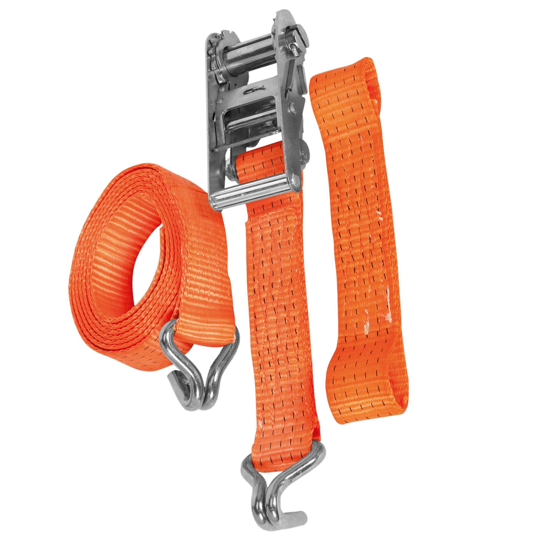 Sealey Car Transporter Ratchet Tie Down 50mm x 3m Alloy Wheel - Single 5000kg Breaking Strength