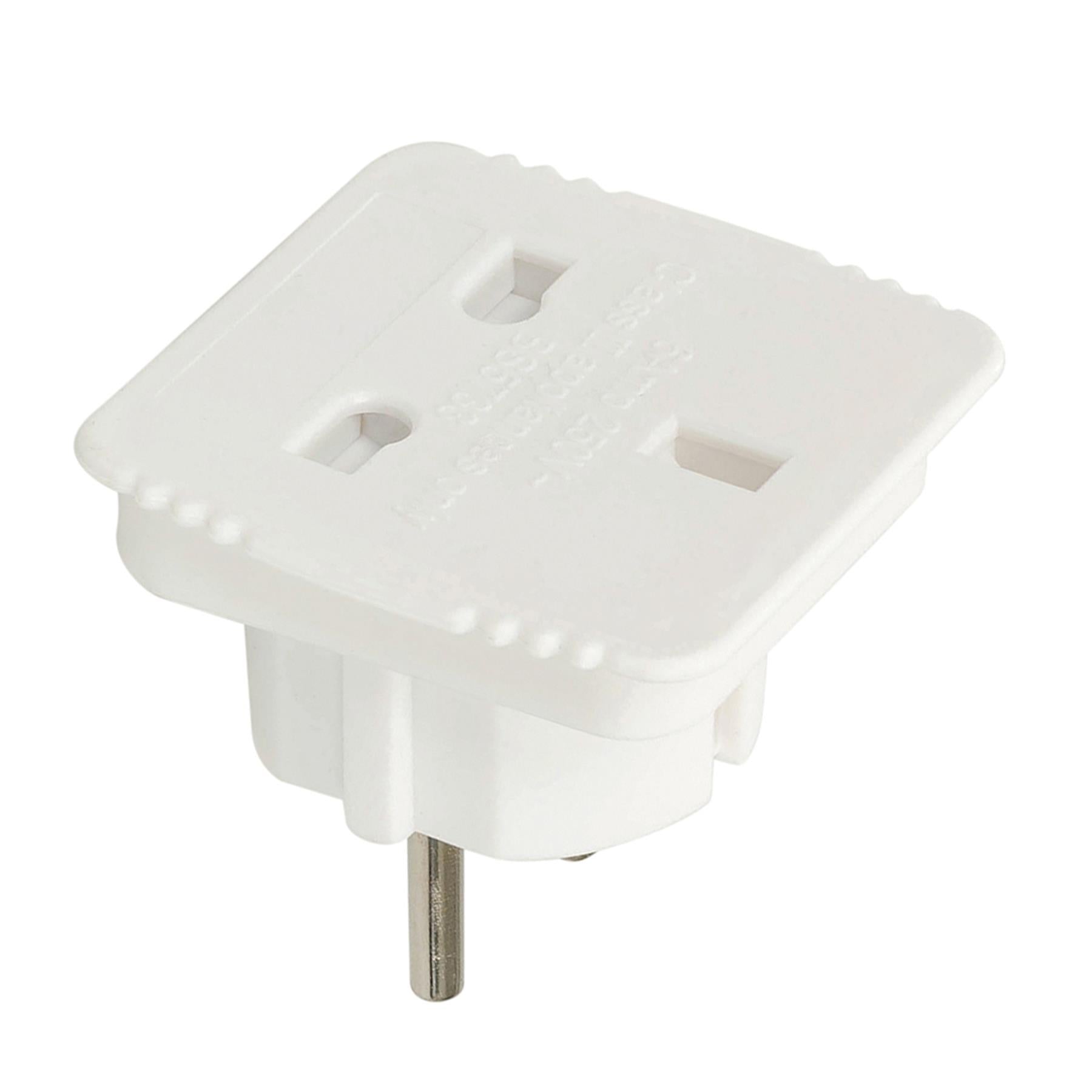 Uk To Eu Travel Adaptor For Most EU Sockets 13A - 230V German Or French Sockets