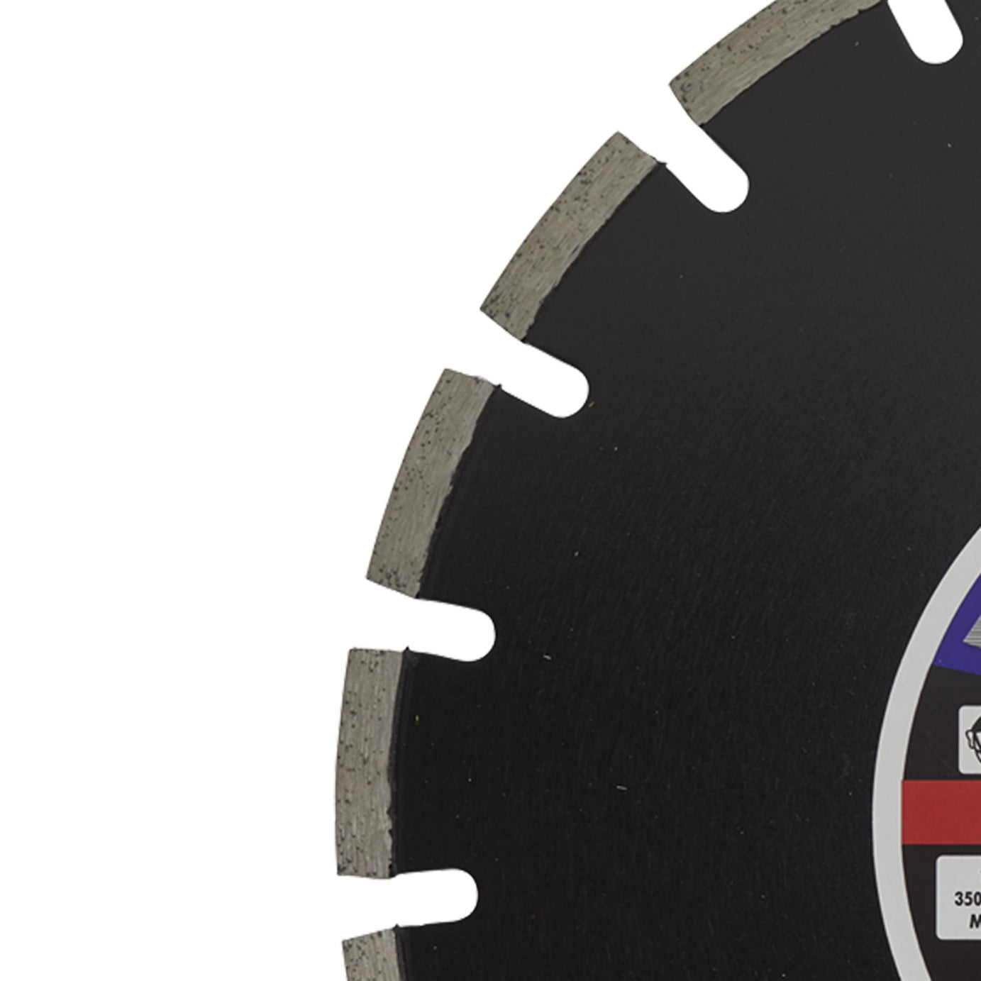 Asphalt/Tarmac Diamond Blade 350 x 25mm. Sealey