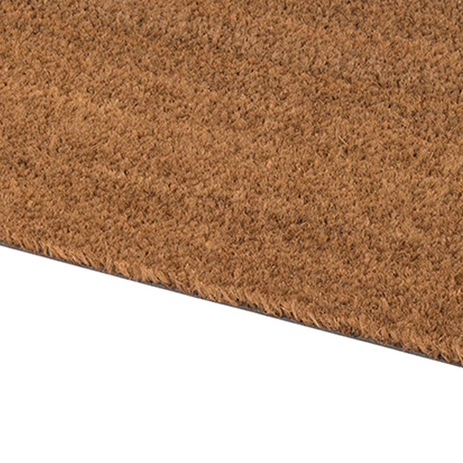 350 x 600mm Door Mat Outdoor Natural Plain Doormat Non Slip Matting Front Floor