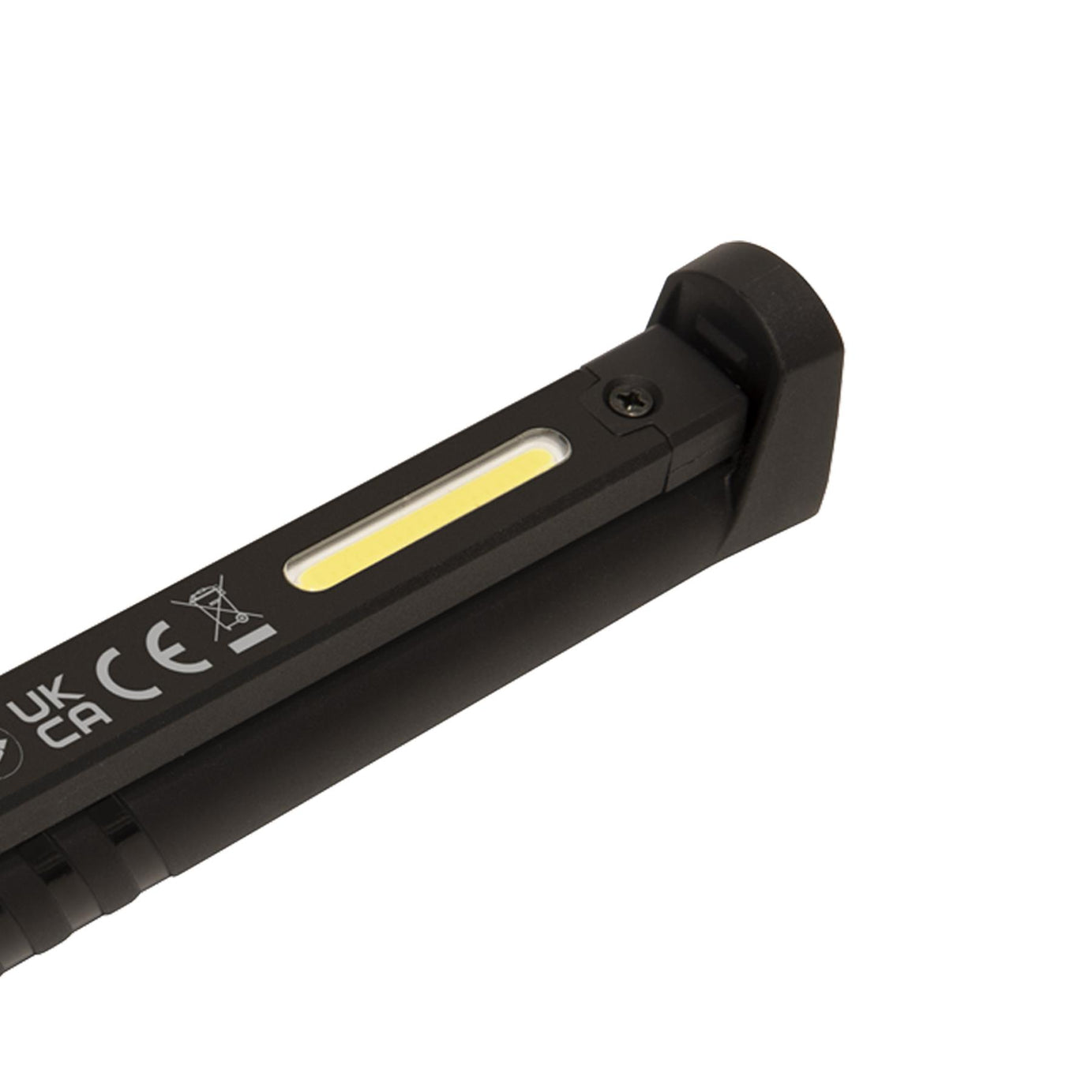 Sealey R/Charge Slim Folding Pocket Light 2 COB & 1 SMD LED - Red