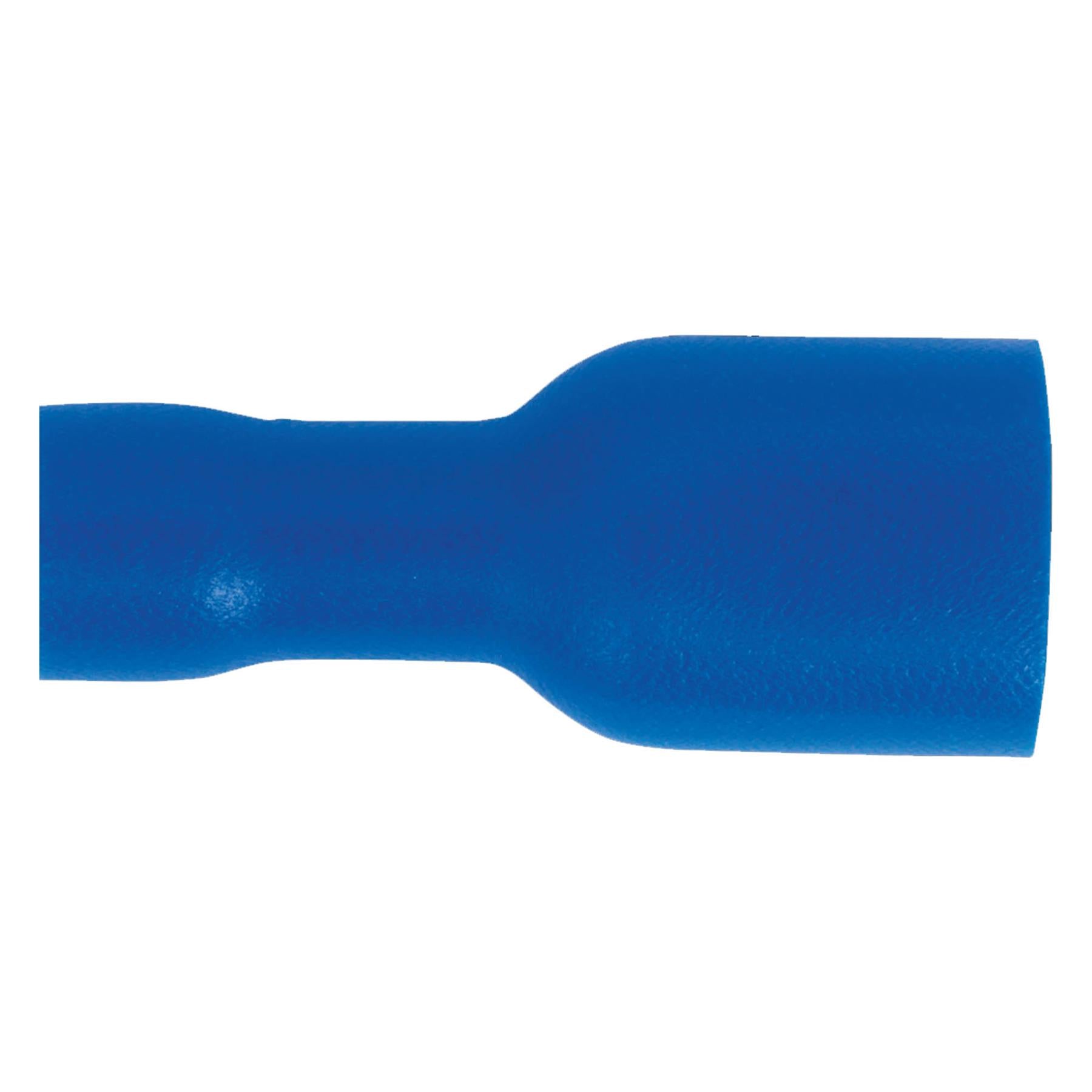 Sealey Fully Insulated Terminal 6.3mm Female Blue Pack of 100