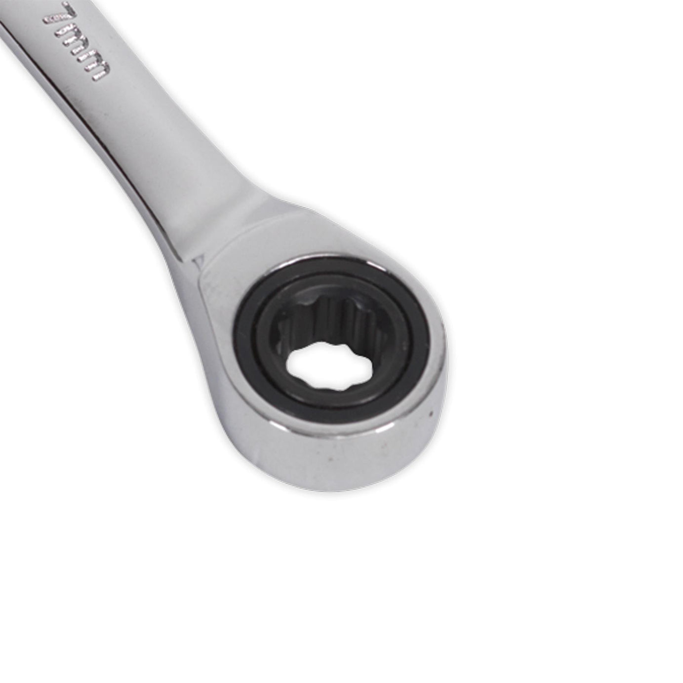 Sealey Ratchet Combination Spanner 7mm Chrome Vanadium Steel