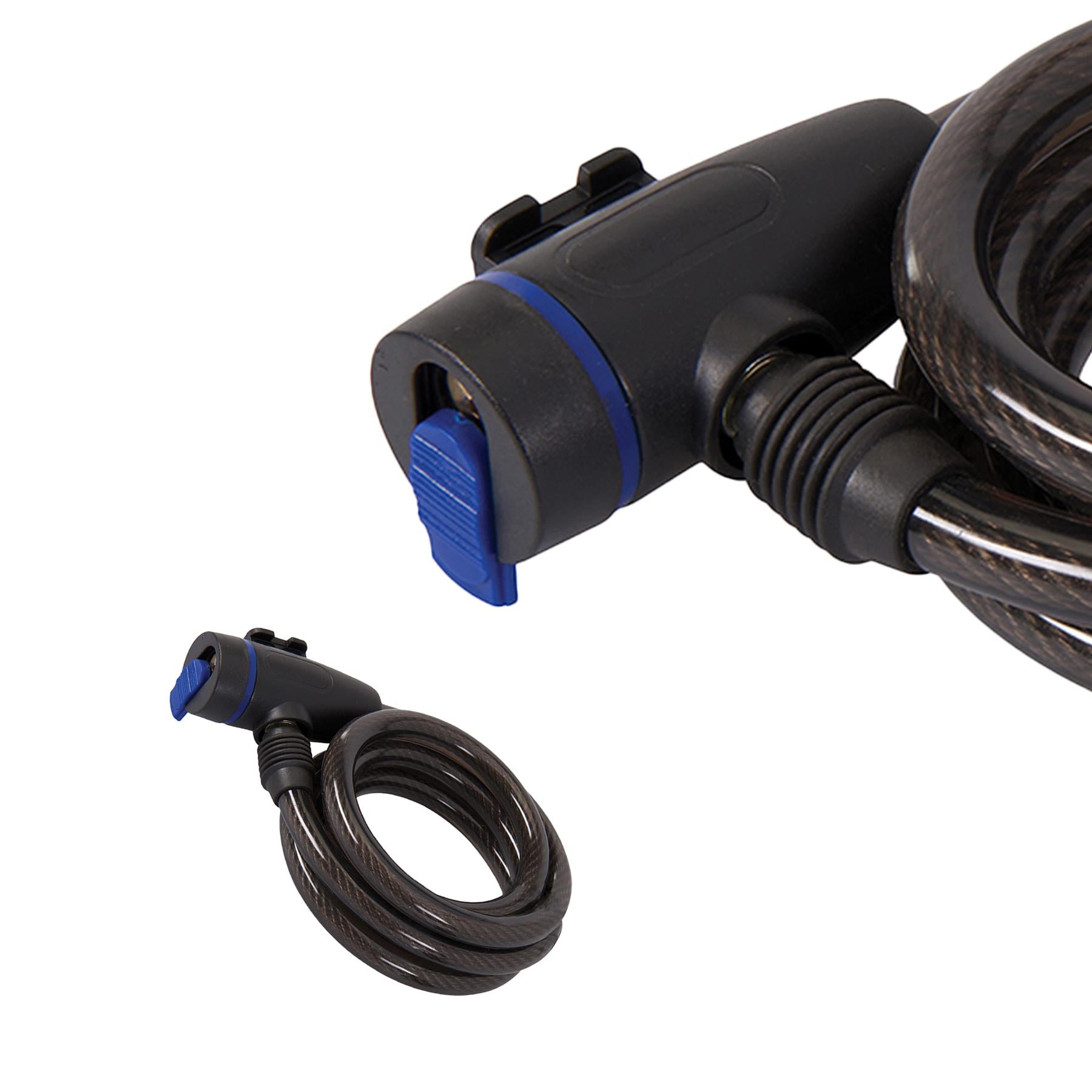 Coiled Bike Lock - 12 X 1500mm