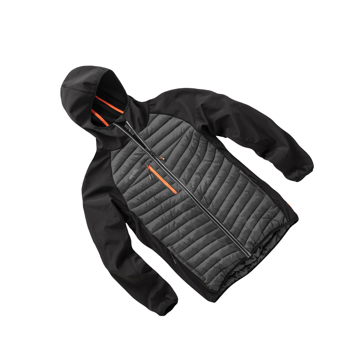 Scruffs Trade Thermo Jacket- New Flex- 4 Way Flex - Black