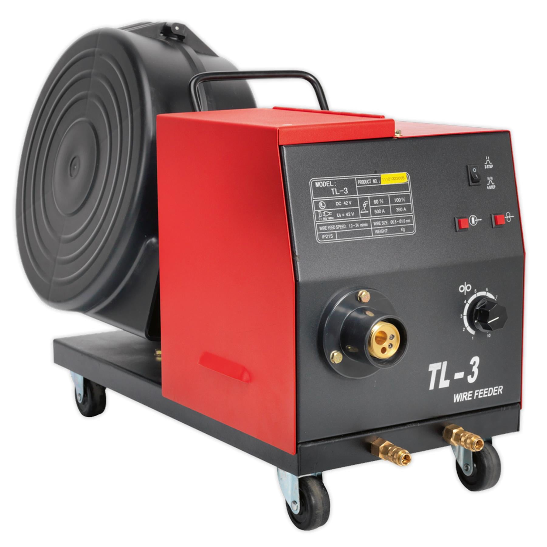 Sealey Prof MIG Welder 250A 415V 3ph Euro Torch-Portable Wire Drive