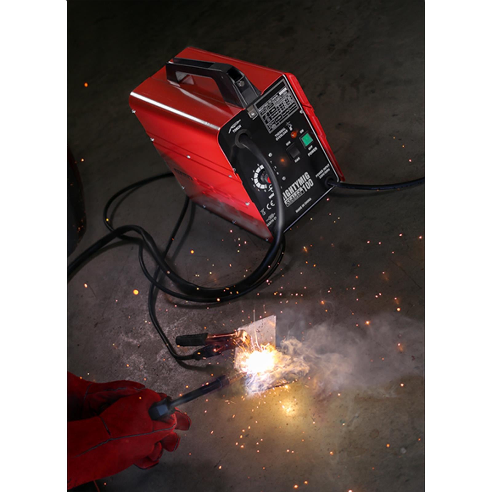 Sealey MIGHTYMIG100 Professional No-Gas MIG Welder 100Amp 230V