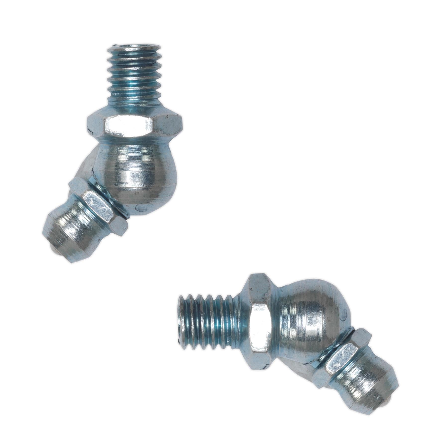 Sealey Grease Nipple 45° 6 x 1mm Pack of 25