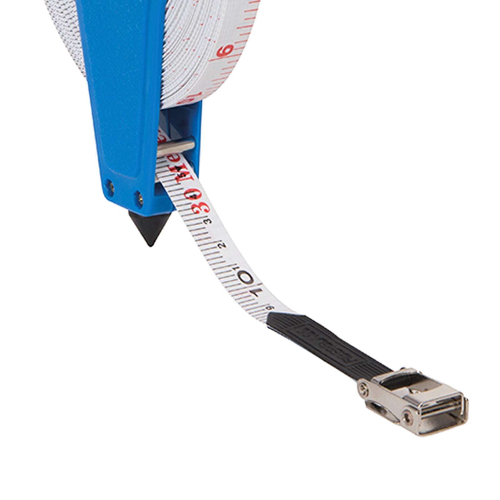 Surveyors 30M Open Reel Measuring Tape 30 Metre Metric Imperial
