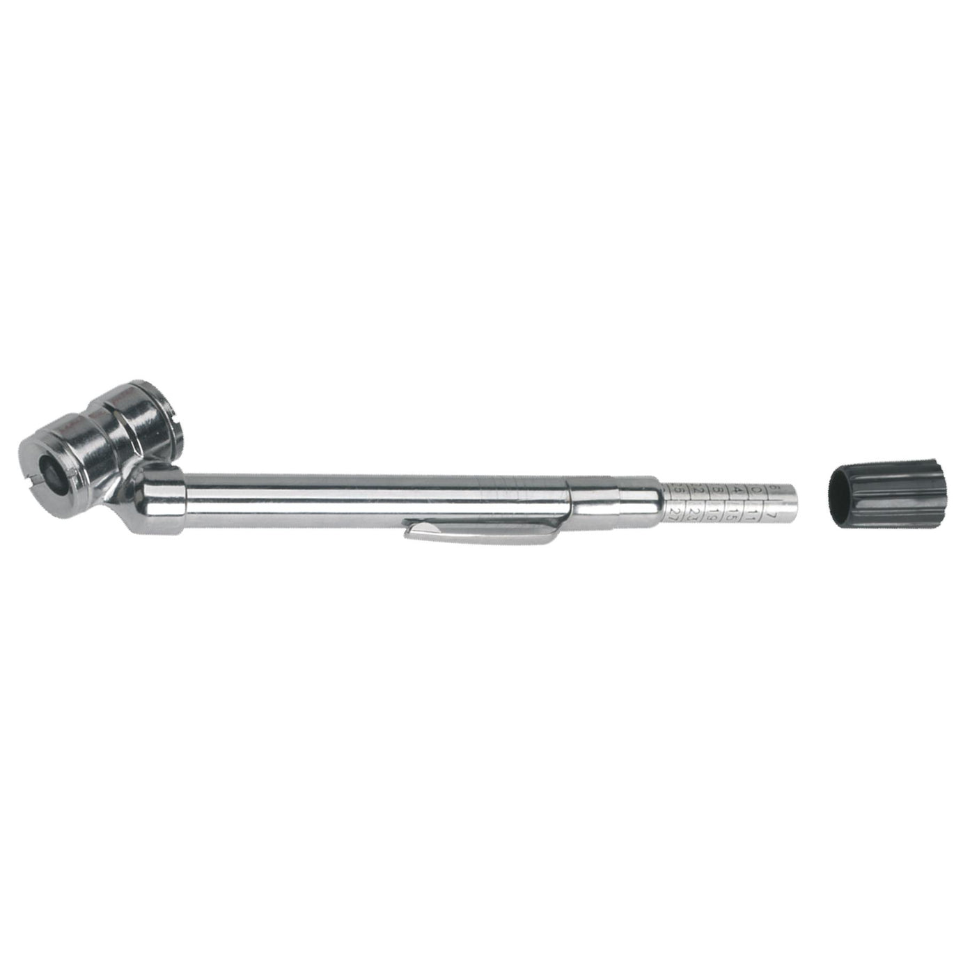 Sealey Universal Deluxe Tyre Pressure Gauge with Pocket-Clip 6-50psi