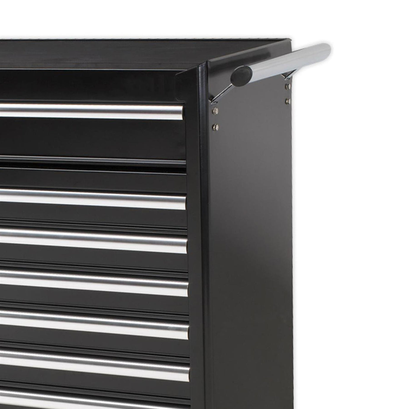 Sealey Rollcab 12 Drawer Ball Bearing Slides Heavy-Duty - Black