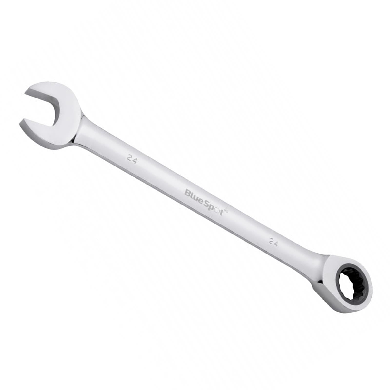 Blue Spot Fixed head Ratchet Spanner Combination Ring open end Wrench 24mm