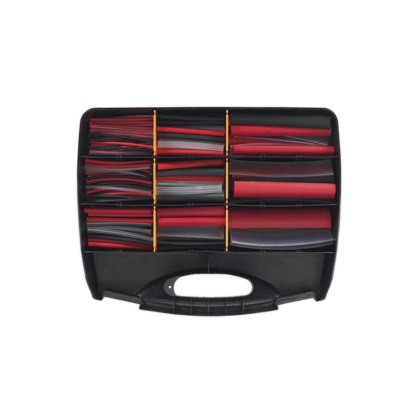 Sealey Heat Shrink Tubing Asst 261pc Mixed Clrs Adh Lined 100&150mm