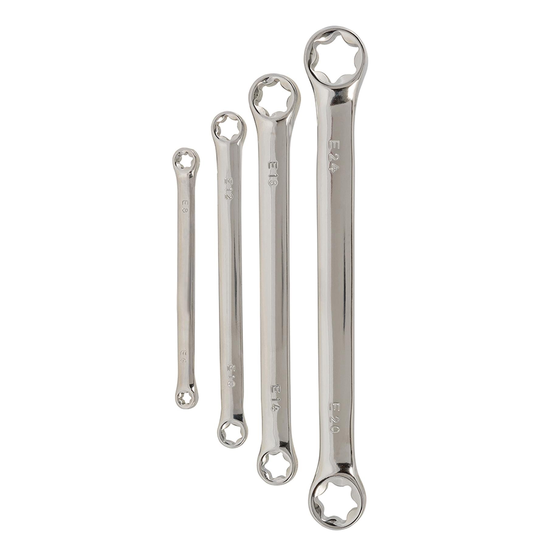 Torx Ring Spanner Set Trx Spanner Set 4Pc In A Nylon Tool Roll