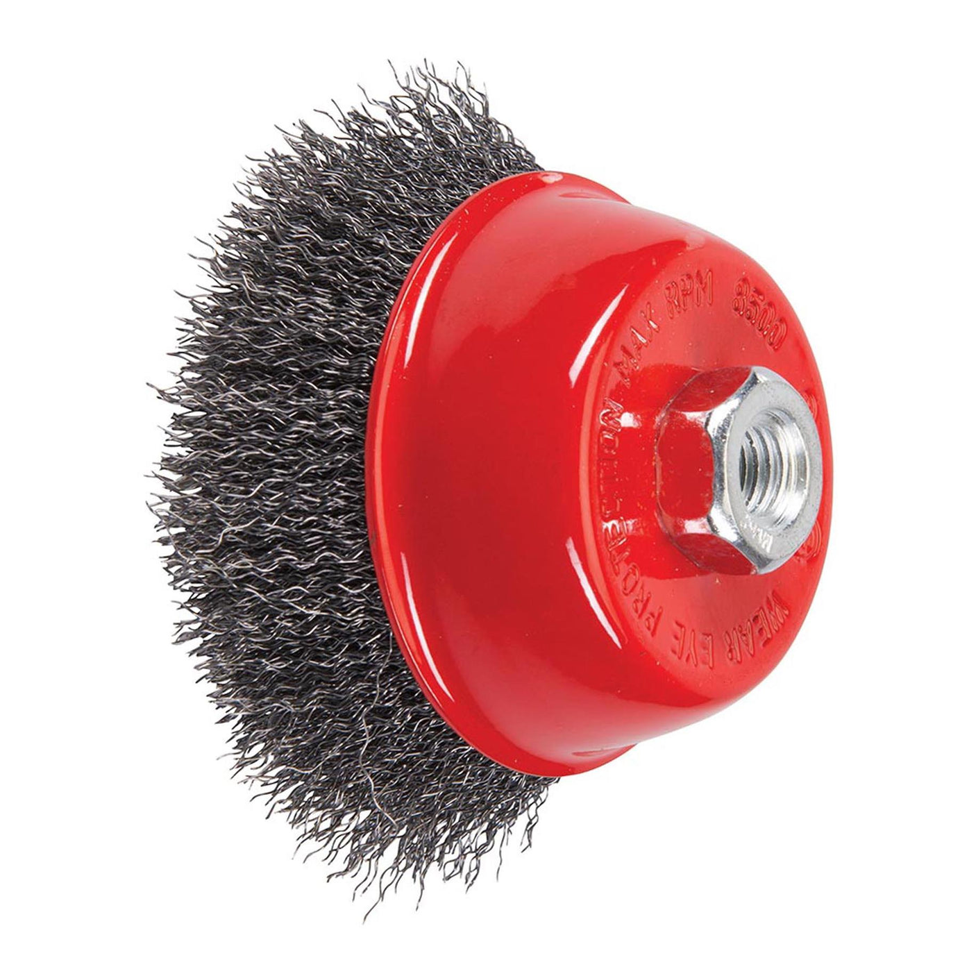 Steel Crimp Cup 100mm Wire Brush M14 Rust Removal For Metal And Stone Working
