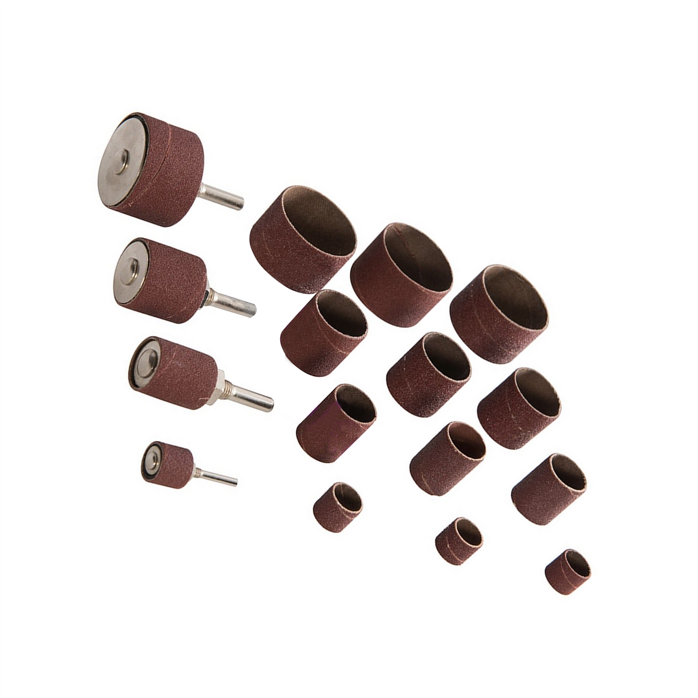 20Pc Drum Sanding Kit Edge Contour Sander Sleeves Rubber Drum High Quality