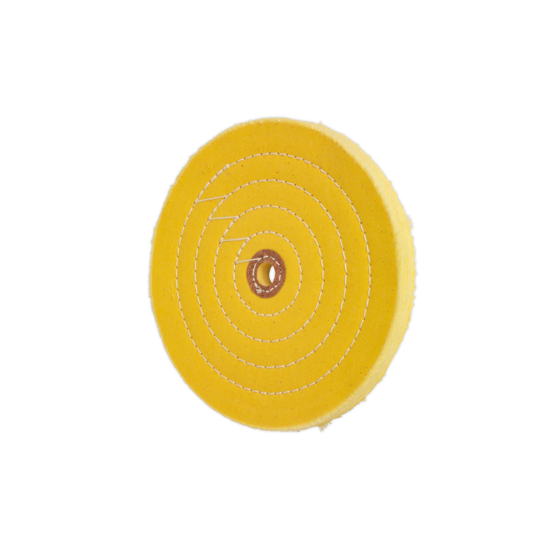 Sealey Buffing Wheel Ø200 x 16mm Ø16mm Bore Coarse