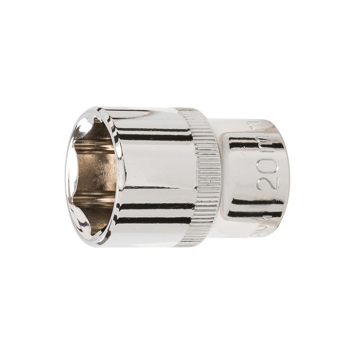 Socket 1/2" Drive Metric Hex Square 20mm Individual Hex Polished Crv Quality