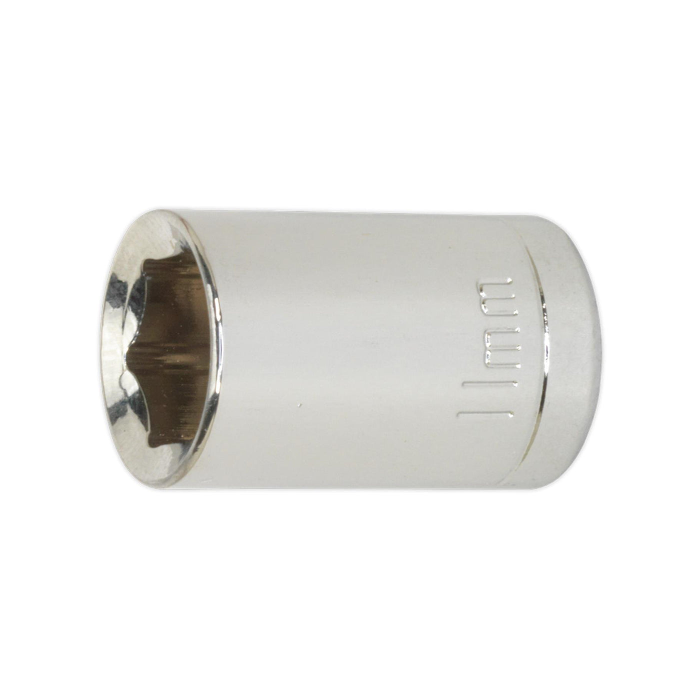 Sealey WallDrive Socket 11mm 3/8"Sq Drive Carbon Steel