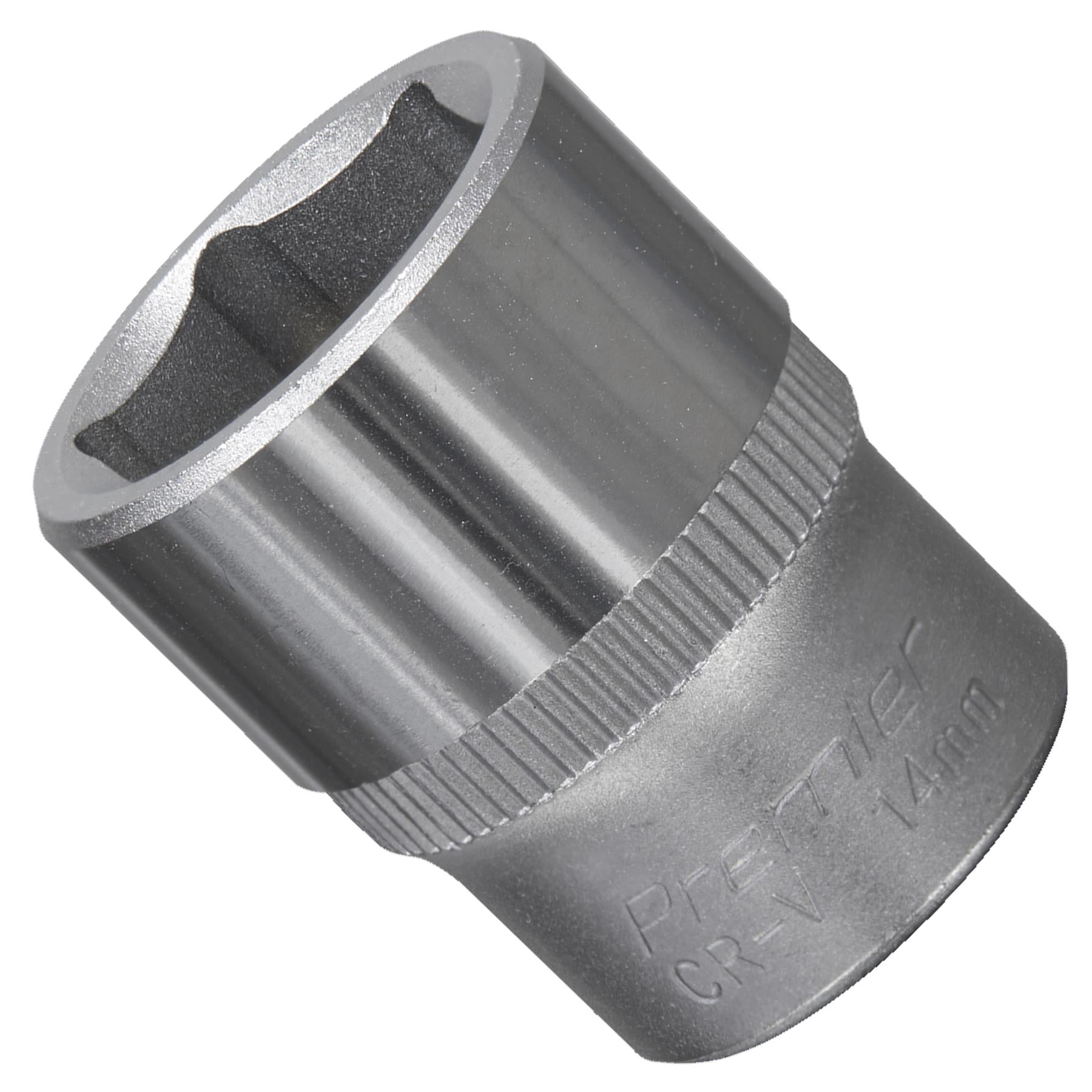 Sealey WallDrive Socket 14mm 1/4"Sq Drive Chrome Vanadium steel