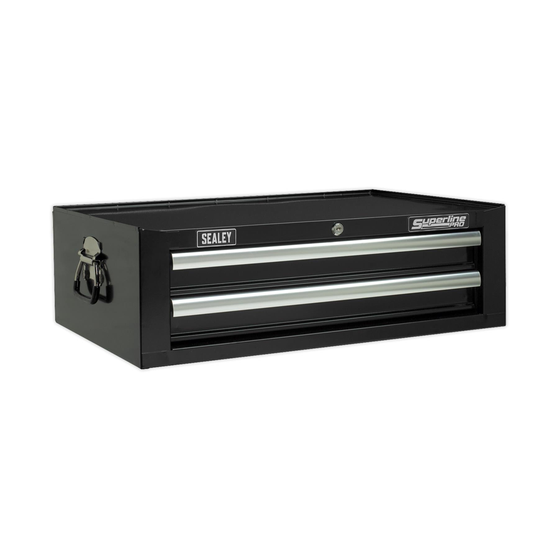 Sealey Topchest, Mid-Box & Rollcab Combination 14 Drawer - Black