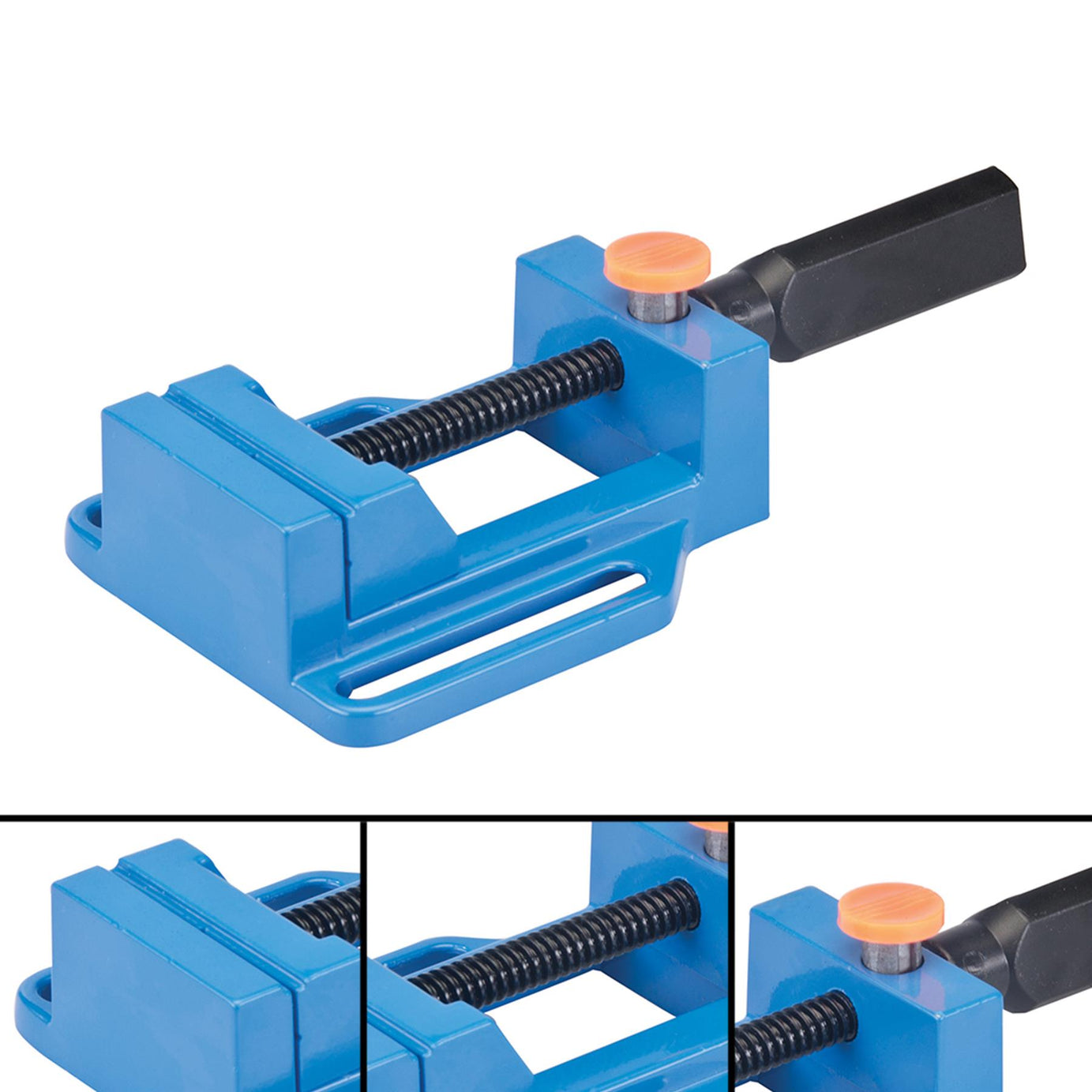 Drill Press Vice 65mm Quick Release Miling Bench Woodwork Workshop DIY