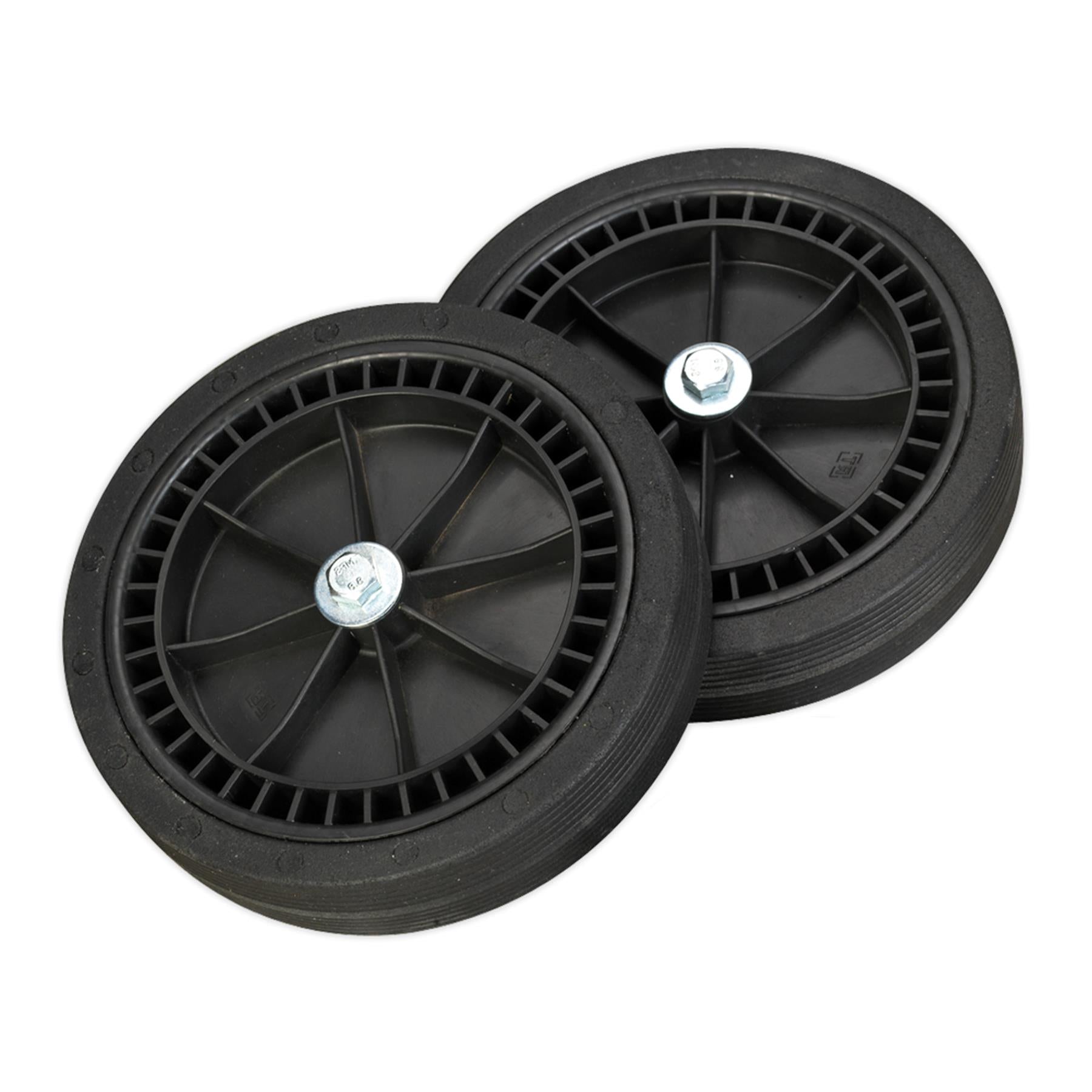 Sealey Wheel Kit For Fixed Compressors - 2 Castors & 2 Fixed Wheels Compressor
