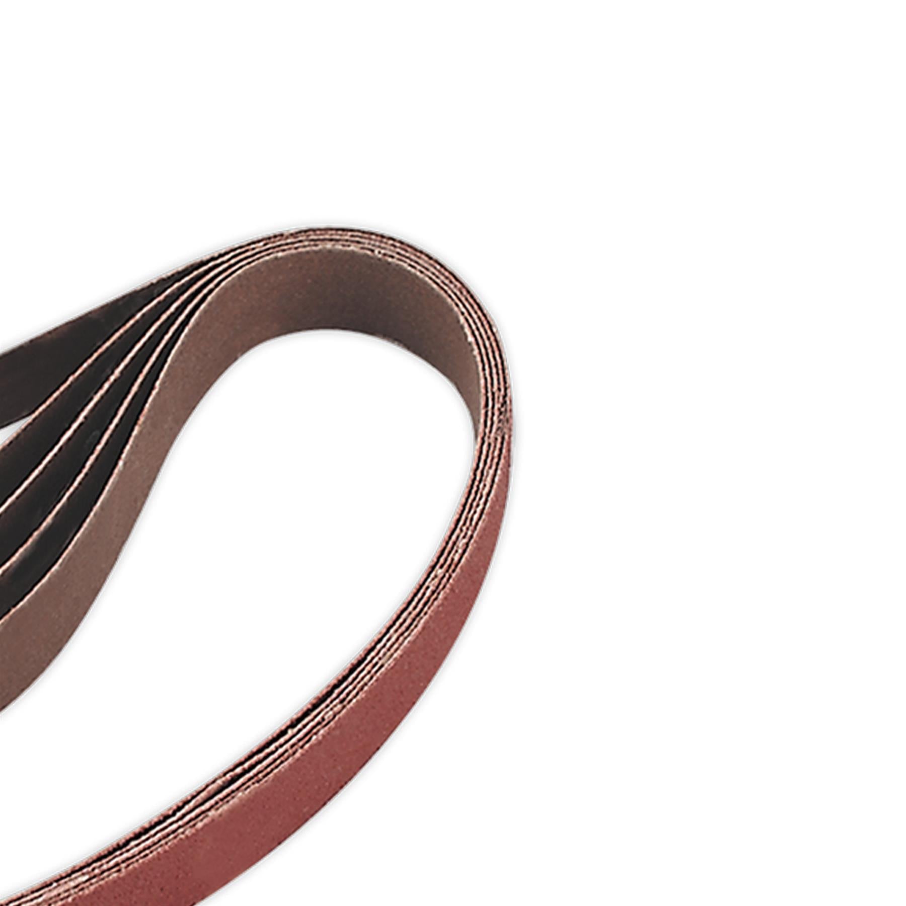 Sealey Sanding Belt 20 x 520mm 80Grit Pack of 5