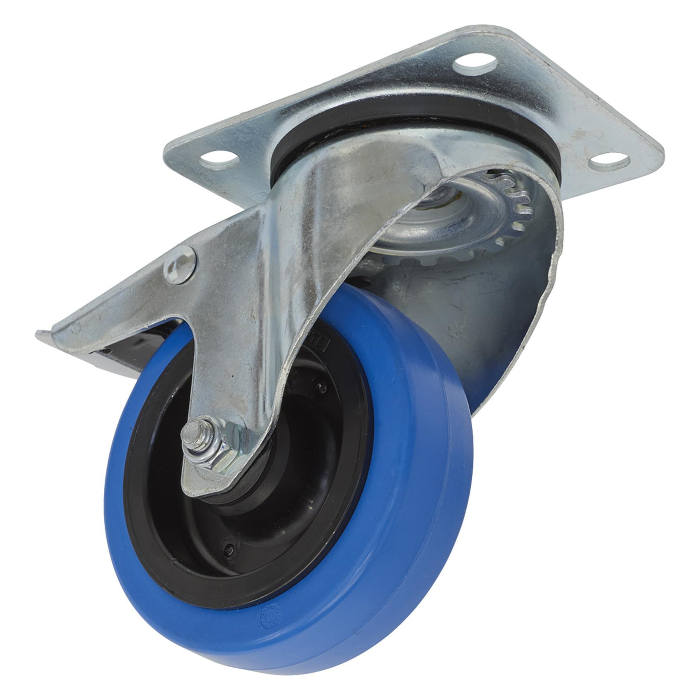 Sealey Castor Wheel Swivel Plate with Total Lock 100mm