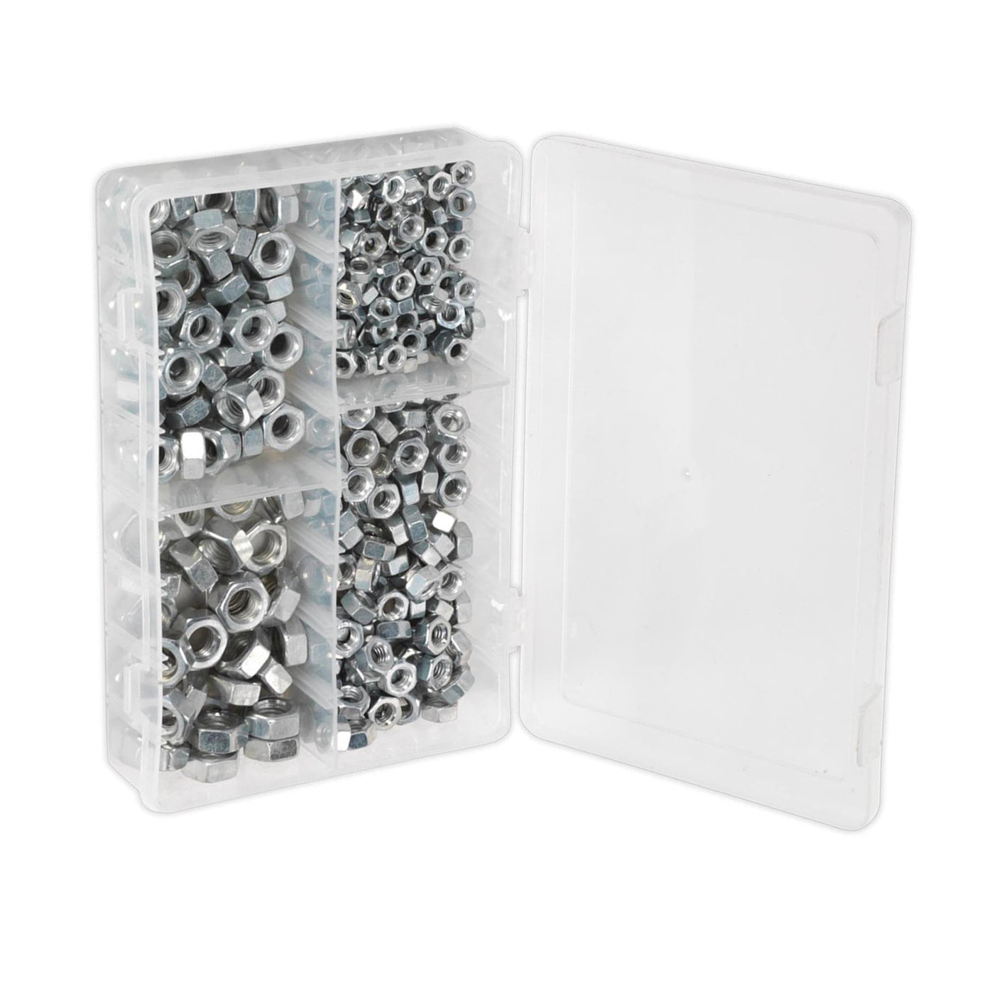 Sealey 320pcs Assorted 1/4"-1/2"UNF Stainless Steel Hex Screws & Socket Bolts
