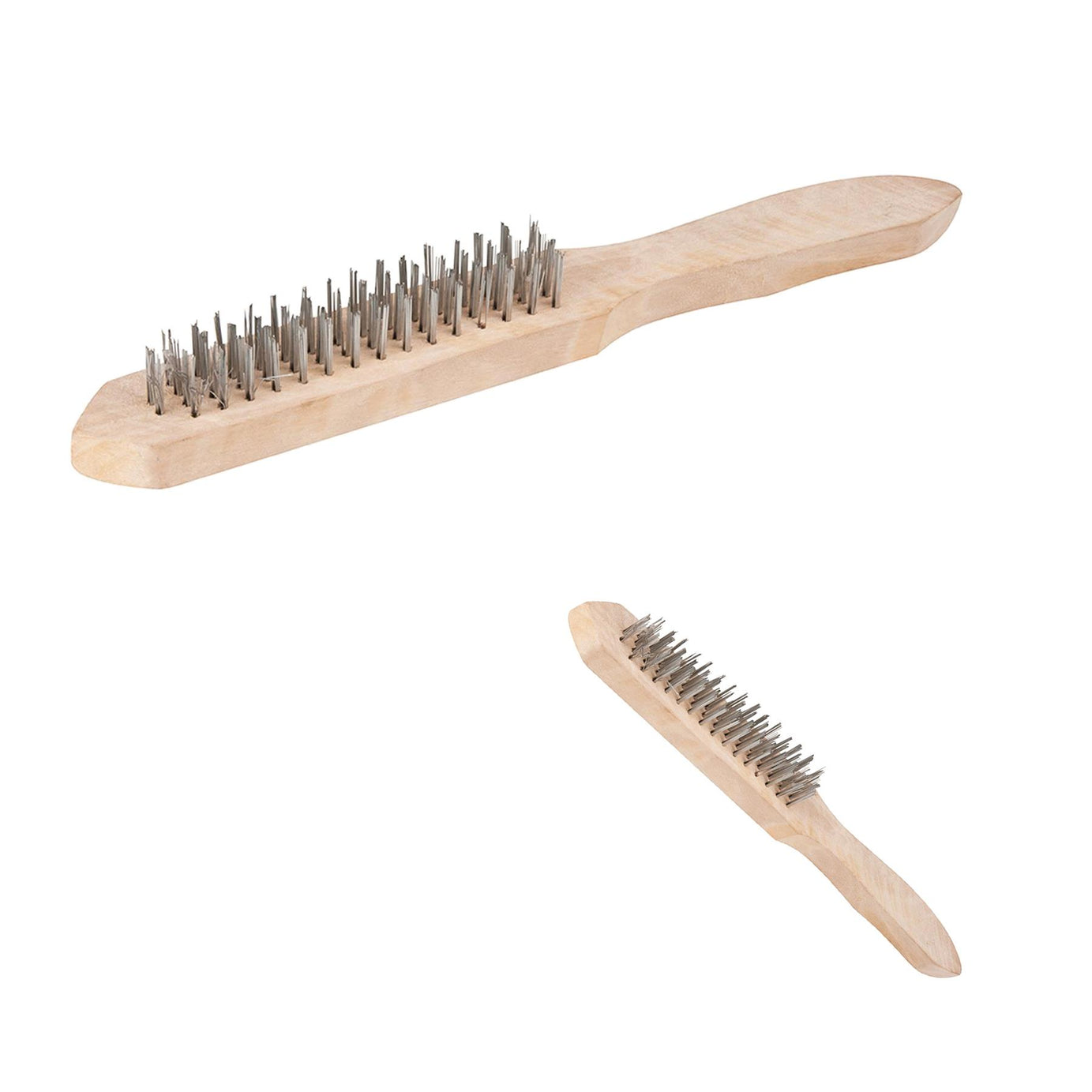 Wire Brush 4 Row Removing Rust Scale Surface Preparation Cleaning Garage